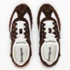 Sneaker in pelle combinata