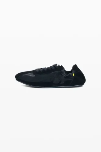 Sneaker in pelle con logo