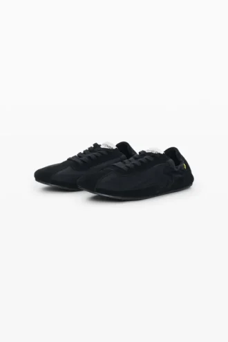 Sneaker in pelle con logo
