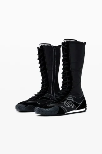 Sneaker stivaletto con logo