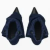Stivaletto con patta in denim