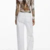 T-shirt a collo alto con cavallo