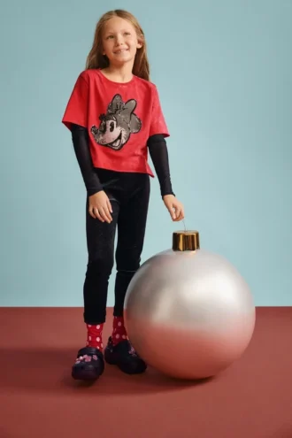 T-shirt a doppia manica Minnie Mouse™