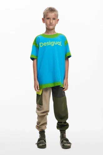 T-shirt a maniche corte con effetto sfumato
