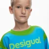 T-shirt a maniche corte con effetto sfumato