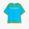 T-shirt a maniche corte con effetto sfumato