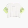 T-shirt a maniche corte con paillettes