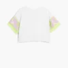 T-shirt a maniche corte con paillettes
