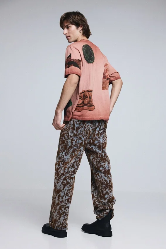 T-shirt a maniche corte Patchwork T-shirt a maniche corte Patchwork