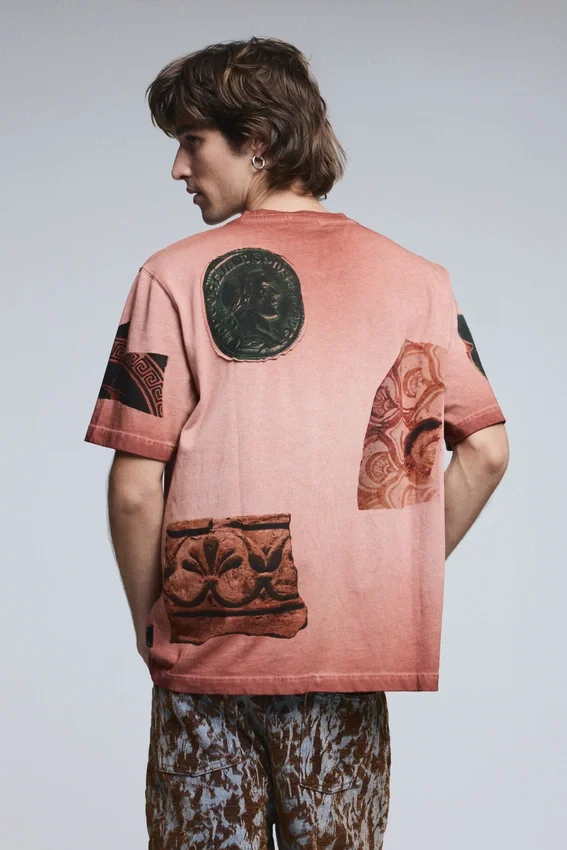 T-shirt a maniche corte Patchwork T-shirt a maniche corte Patchwork