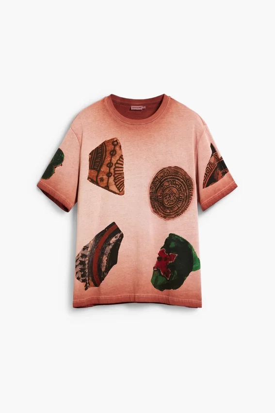 T-shirt a maniche corte Patchwork T-shirt a maniche corte Patchwork
