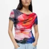 T-shirt a maniche corte stampata T-shirt a maniche corte stampata