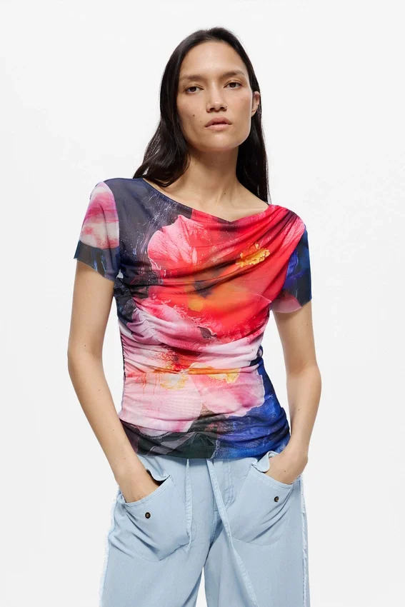 T-shirt a maniche corte stampata T-shirt a maniche corte stampata
