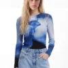T-shirt a maniche lunghe Kiss