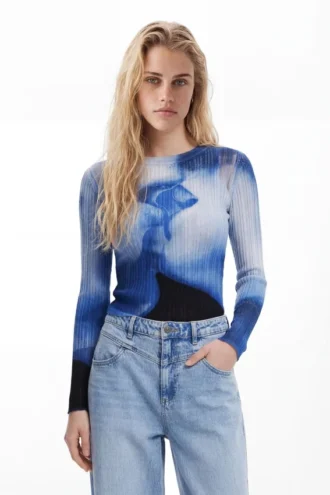 T-shirt a maniche lunghe Kiss