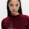 T-shirt a maniche lunghe stampata T-shirt a maniche lunghe stampata