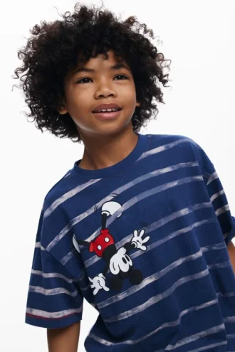 T-shirt a righe con Mickey Mouse™