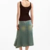 T-shirt a spalline a costine