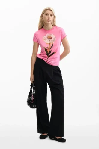 T-shirt aderente Daisy