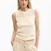 T-shirt all’uncinetto ricamata