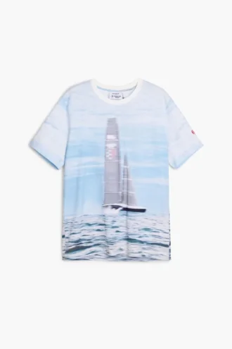 T-shirt American Magic con barca a vela