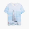 T-shirt American Magic con barca a vela
