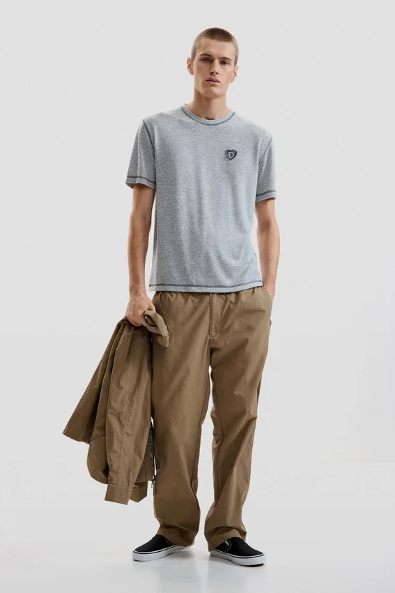 T-shirt basic in maglia T-shirt basic in maglia