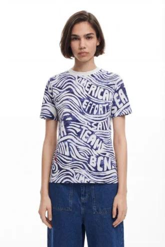 T-shirt blu American Magic
