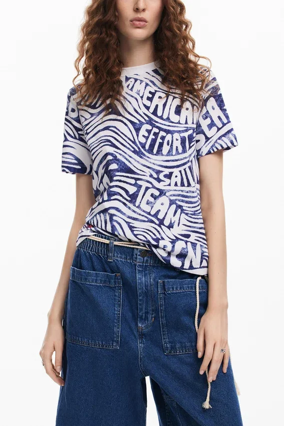 T-shirt blu American Magic T-shirt blu American Magic