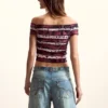 T-shirt con arricciature disegnata da Christian Lacroix T-shirt con arricciature disegnata da Christian Lacroix