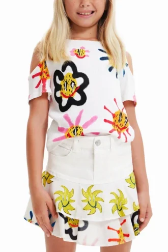 T-shirt con cut-out T-shirt con cut-out