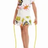 T-shirt con cut-out