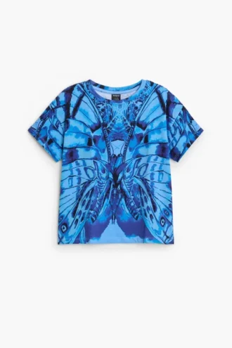 T-shirt con farfalla
