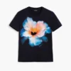 T-shirt con grande fiore