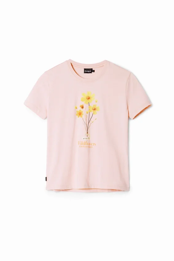 T-shirt con illustrazione margherita T-shirt con illustrazione margherita