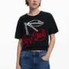 T-shirt con lacci Cherry