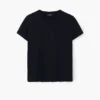 T-shirt con logo in strass