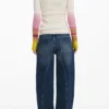 T-shirt con maniche stampate