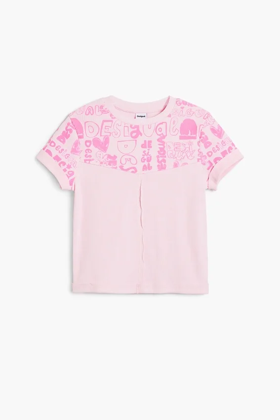 T-shirt con scritta T-shirt con scritta