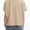 T-shirt con stampa a righe T-shirt con stampa a righe