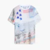 T-shirt con stampa American Magic
