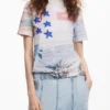 T-shirt con stampa American Magic