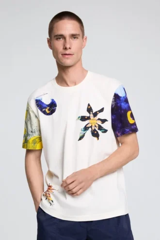 T-shirt con stampa Cosmos
