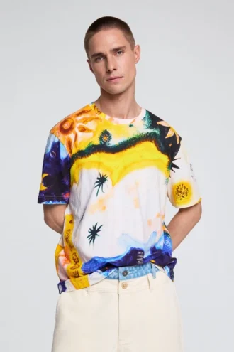 T-shirt con stampa Cosmos