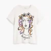 T-shirt con stampa del viso