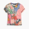 T-shirt con stampa floreale