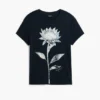 T-shirt con stampa floreale