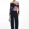 T-shirt con stampa floreale M. Christian Lacroix