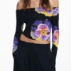 T-shirt con stampa floreale M. Christian Lacroix