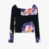 T-shirt con stampa floreale M. Christian Lacroix